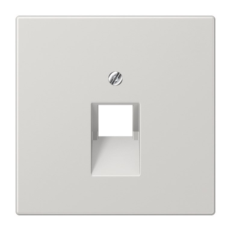 1St. Jung LS969-1UALG Abdeckung f. IAE/UAE-Anschlussd. und Datend. Cat.5e und Cat.6 (1x8-p.) lichtgr. LS 969-1 UA LG