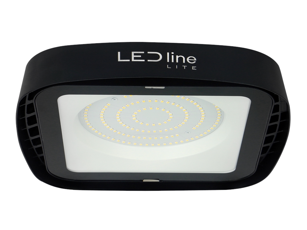 1St. LED line LITE 203402 Highbay-Leuchte ECOBEAM 4000K 150W 15000lm 110 ° IP65 schwarz LITE