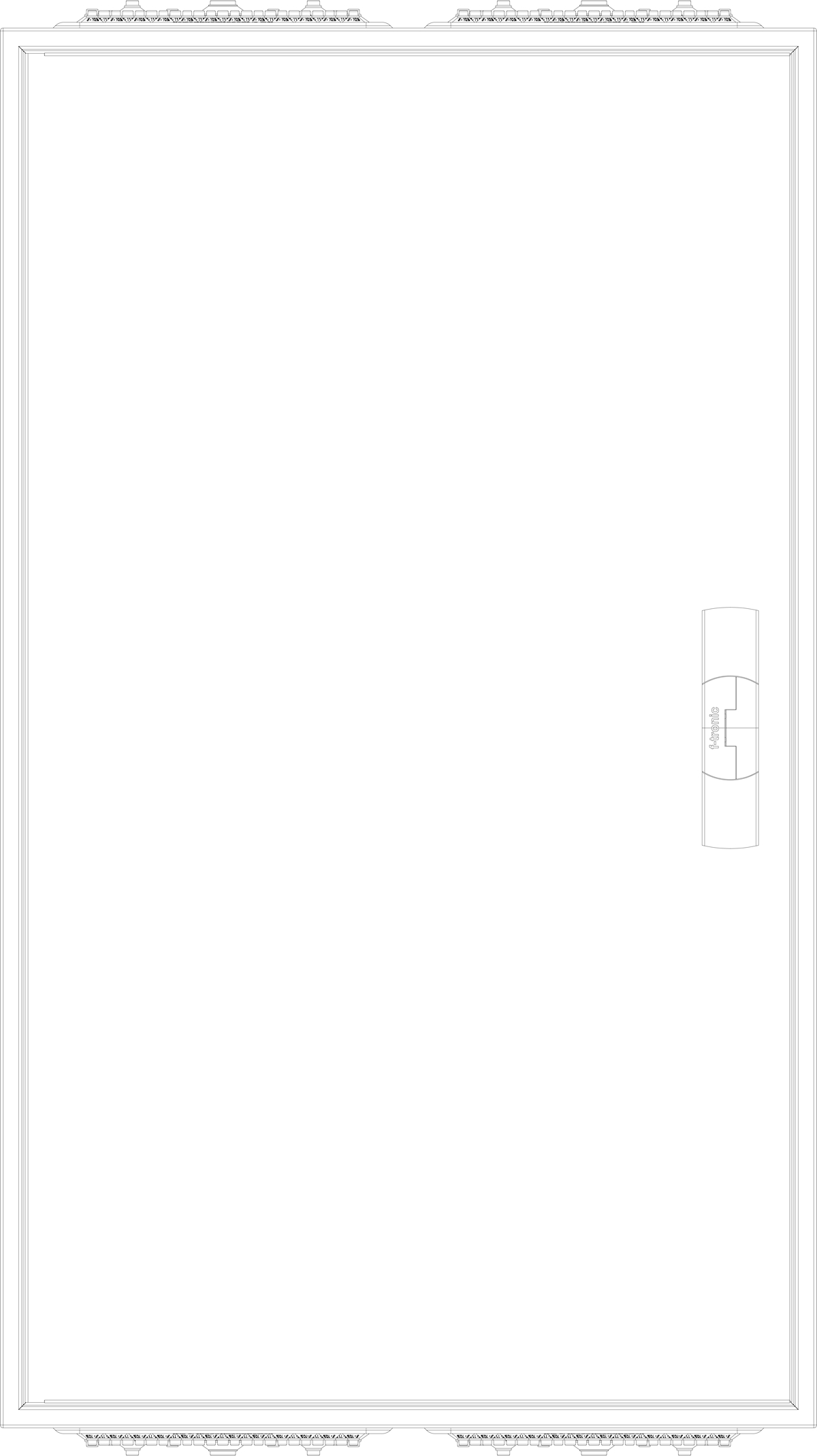 1St. F-Tronic ZA092 Leergehäuse ZA092, IP31/IP43, H=950mm, B=550mm 7120502