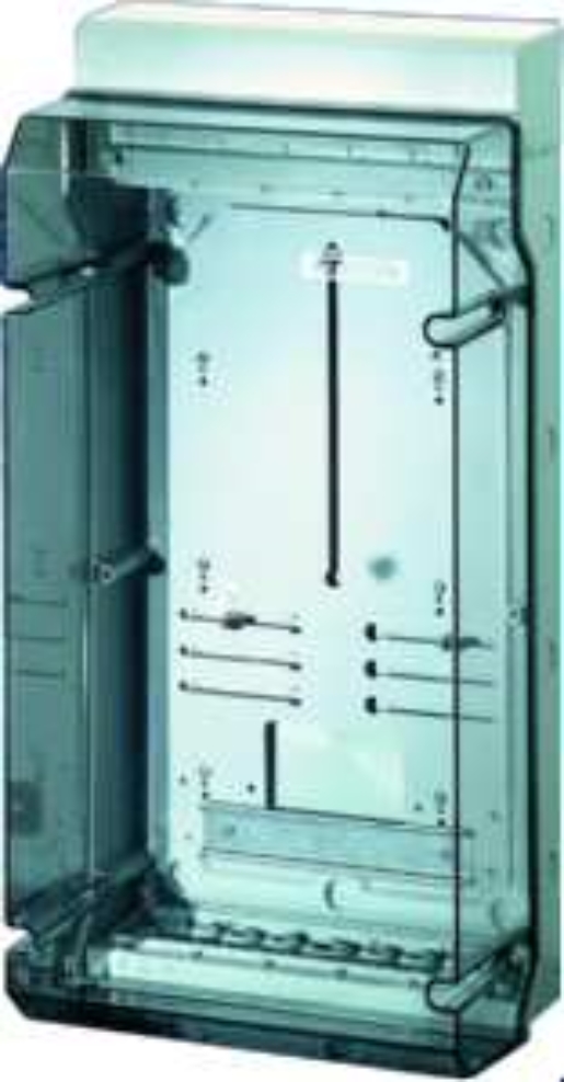 1St. Hensel KV 9339 KV-Zählergehäuse mit Zähler- tragplatte, 295x583x182 mm außen 6100101 KV9339