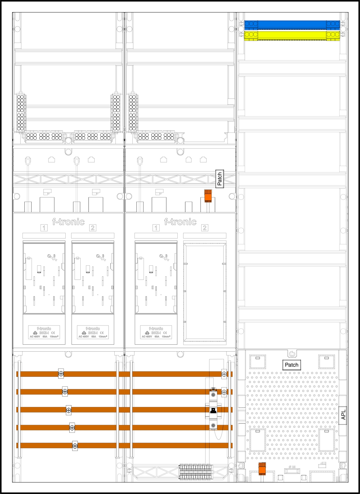1St. F-Tronic EHZ733APZB6 EHZ733APZB6, 3 ZP, DS, 1 R, 1 VAPZ inkl. APL, SPVGB6, 2 PPV, 1 PL150 7195829