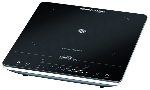 1St. ROMMELSB CT 2020/IN Einzelkochplatte Induktion 2000W, schwar