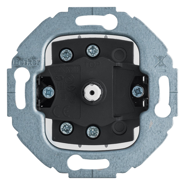 1St. Berker 387503 Drehschalter Serien Serie 1930/Glas/R.classic 1St. Berker 387703 Drehschalter Kreuz Serie 1930/Glas/R.classic