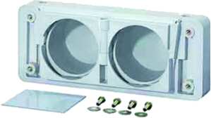 1St. Hensel Mi FP 82 Kabeleinschub Mi, 2x 30 bis 72 mm Durchmesser 2000319 MiFP82 1St. Hensel Mi FP 82 Kabeleinschub Mi, 2x 30 bis 72 mm Durchmesser 2000319 MiFP82