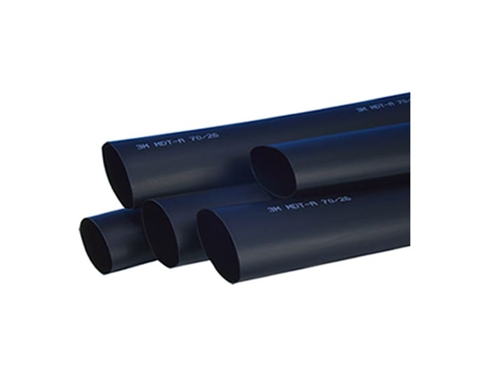 5St. 3M HDT-A115/37-B Warmschrumpfschlauch Schwarz 115/38mm 1m