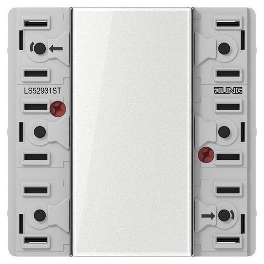 1St. Jung LS 52931 ST KNX Tastsensor-Modul Universal, 3fach