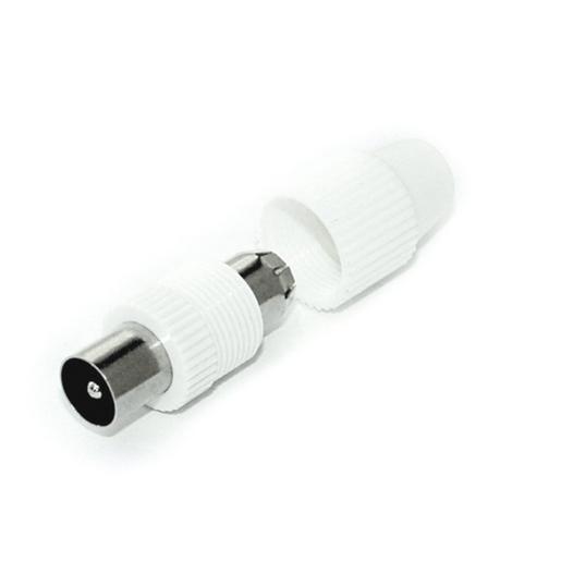 1St. E+P Elektrik KW 3 S LOSE KOAX-STECKER, WEISS