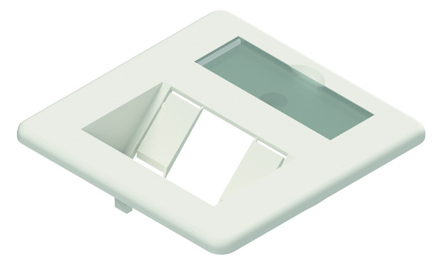 1St. Protec.Net PNZPRW1 Zentralplatte1fach reinweiss 9010