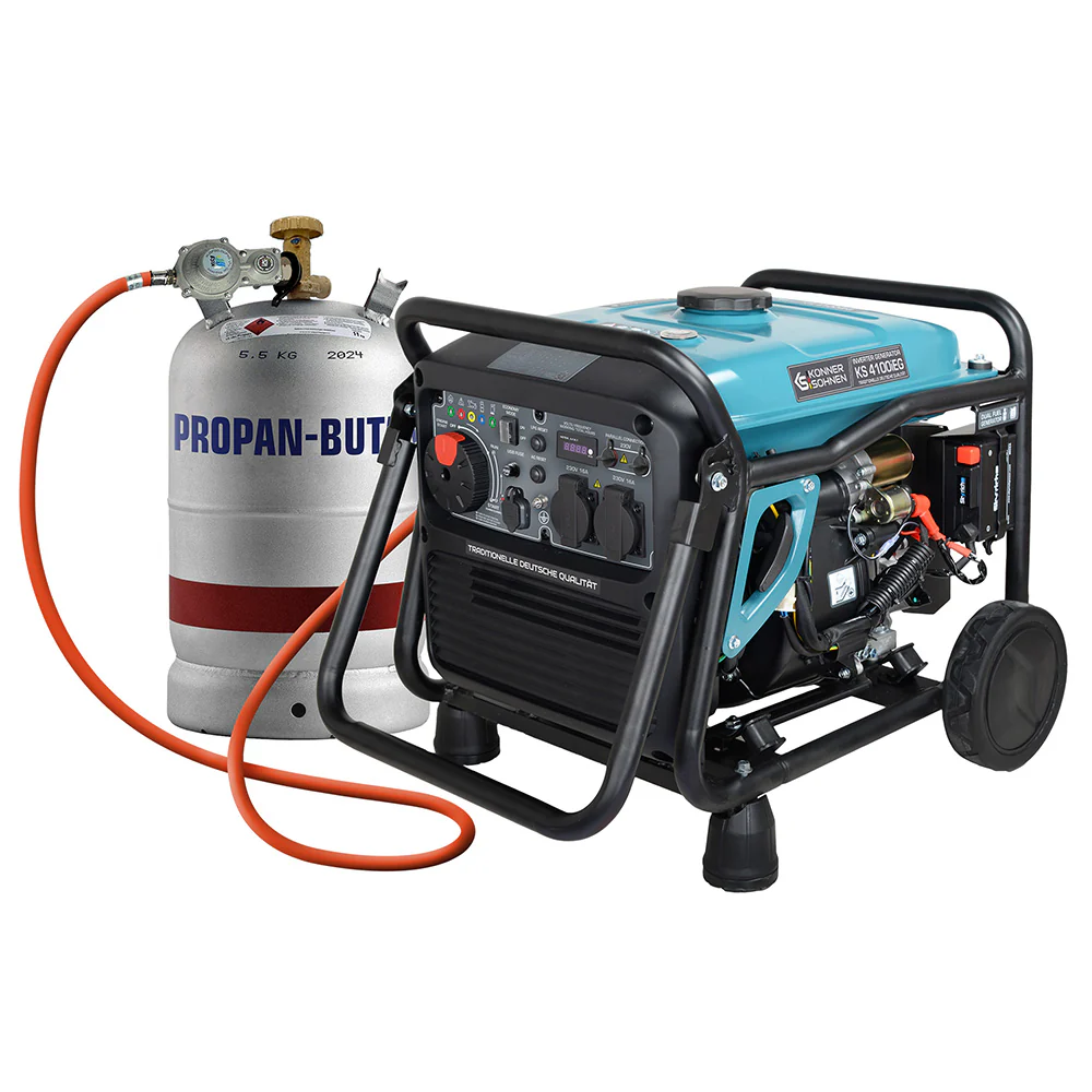 1St. Könner & Söhnen KS4100iEG LPG/Benzin-Inverter-Generator KS 4100iEG