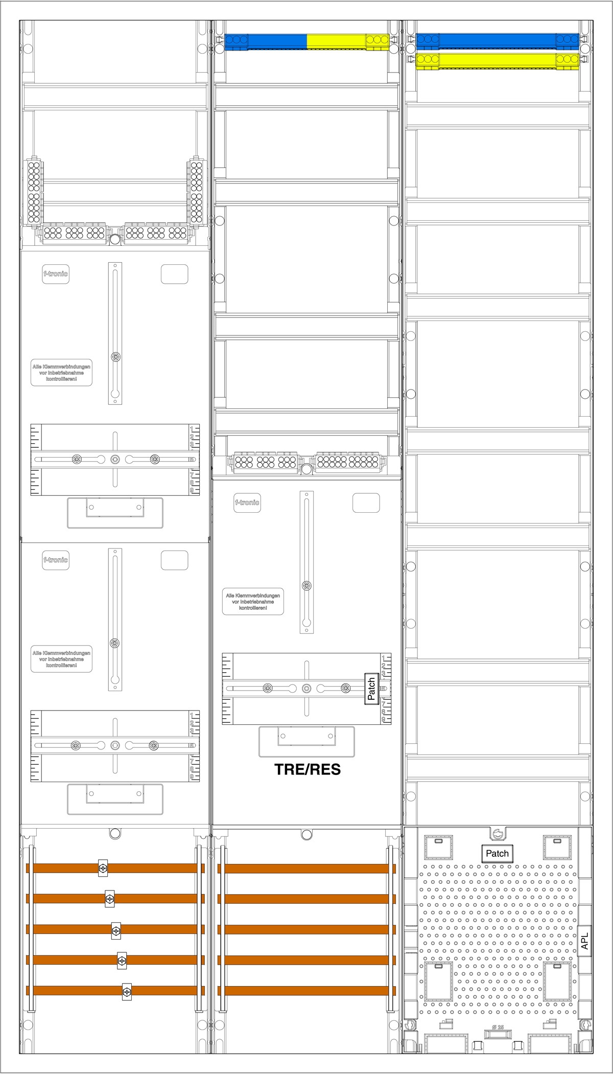 1St. F-Tronic 3HZ932TAPZ 3HZ932TAPZ, 2 ZP, 1 TRE, 1 VAPZ inkl. APL,2 PPV,1 PL150 7193201