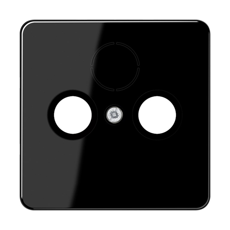 1St. Jung CD561SATSW Abdeckung bruchsicher für Antennen-Steckdose nach DIN 45330 und SAT-TV-Steckd. CD 561 SAT SW