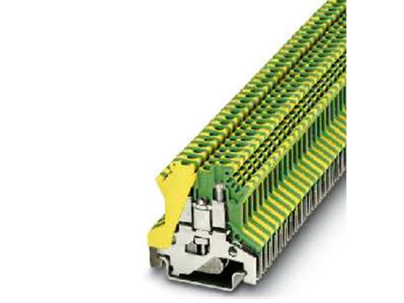 1St. Phoenix USLKG 2,5 Schutzleiter-Reihenklemme Schraubanschluss Anzahl der Anschlüsse: 2 Polzahl: 1 0,2 mm² -