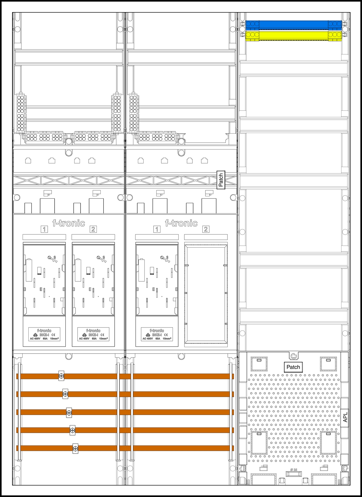 1St. F-Tronic EHZ733APZODS EHZ733APZODS, 3 ZP, 1 R, 1 VAPZ inkl. APL, 2 PPV, 1 PL150 7195801