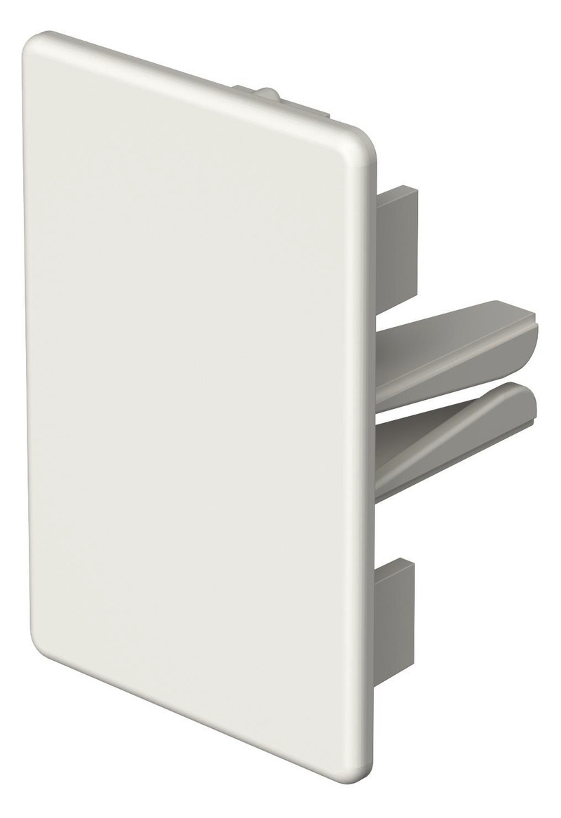 10St. OBO WDKH-E40060RW Endstück halogenfrei 40x60mm PC/ABS reinweiß RAL9010 6175558