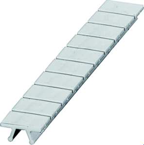 10St. Phoenix ZB 6:UNBEDRUCKT Zackband Streifen weiß unbeschriftet beschriftbar mit: PLOTMARK CMS-P1-PLOTTER Mon