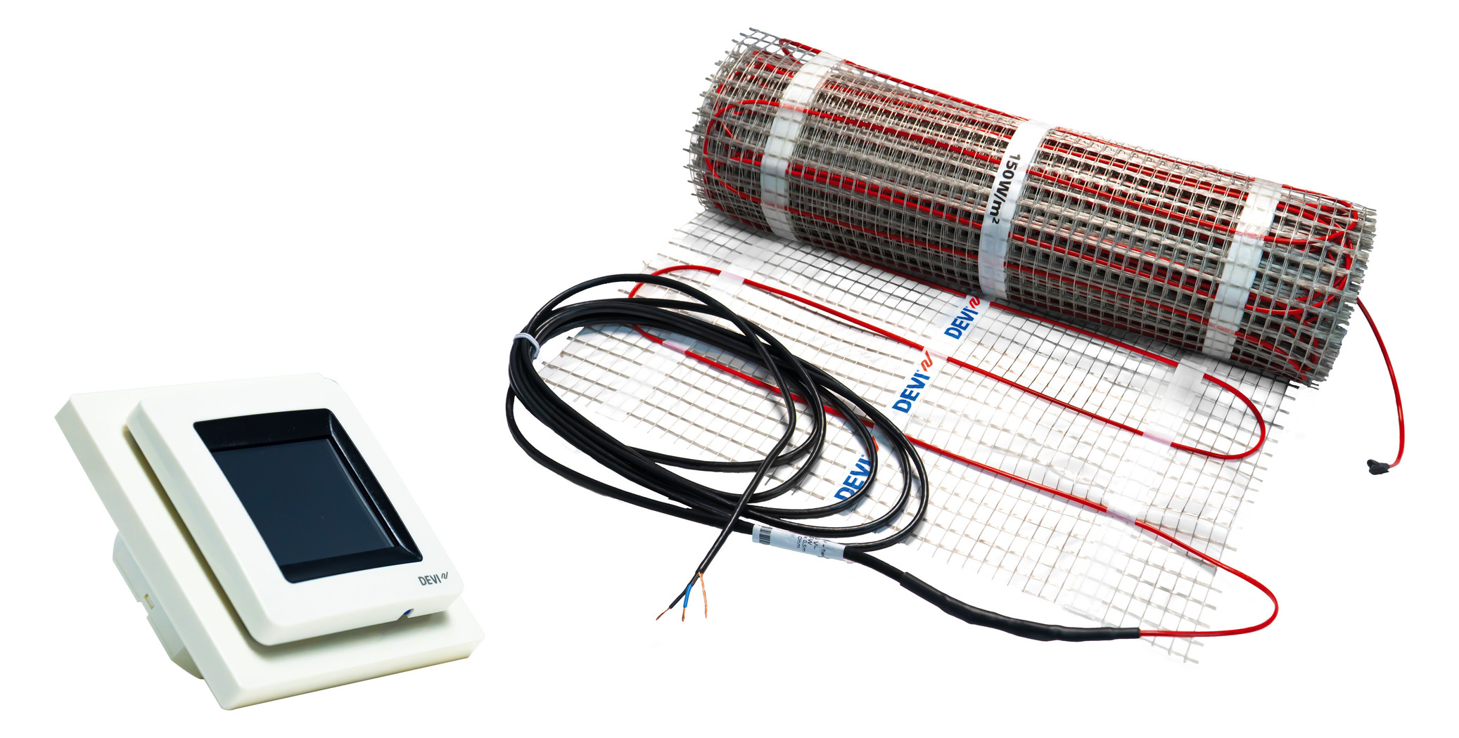 1St. Devi DEVImat 150 Dünnbett Dünnbettset 1200 W, 8,0 m2