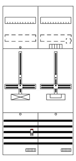 1St. STRIEBEL DF27G1B DF27G1B Zählerfeld 7RE 1Z1S 1St. Striebel DF27G1B DF27G1B Zählerfeld 7RE 1Z1S