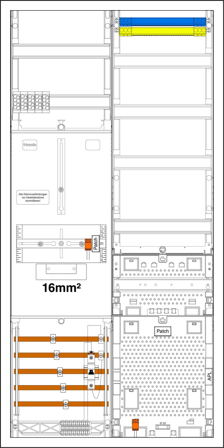 1St. F-Tronic 3HZ721APZRFZB6-16 3HZ721APZRFZB6-16, 1 ZP 16mm², 1 VAPZRFZ inkl. APL, SPVGB6, 2 PPV, 1 PL100 7190215
