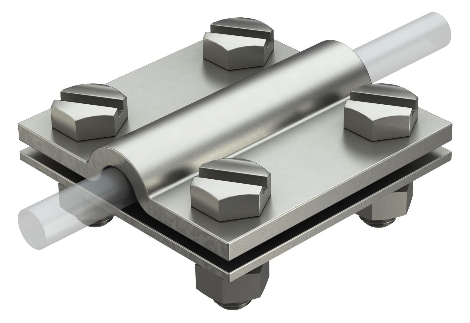 1St. OBO Bettermann 252 8-10xFL30V4A Kreuzverbinder 8-10mm, A4