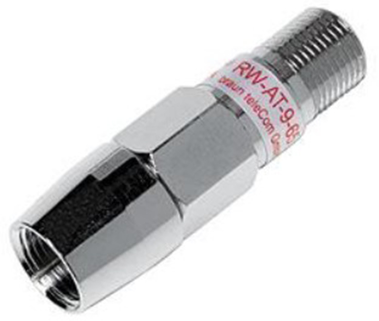 1St. Braun Telecom RWAT 9-65 Rückweg Dämpfungsstecker FBU/FST
