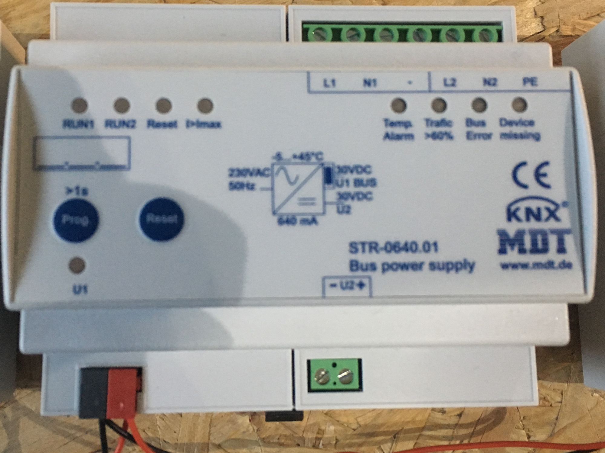 1St. MDT Busspannungsversorgung STR-0640.01 redundant mit Diagnose 640mA 6TE...