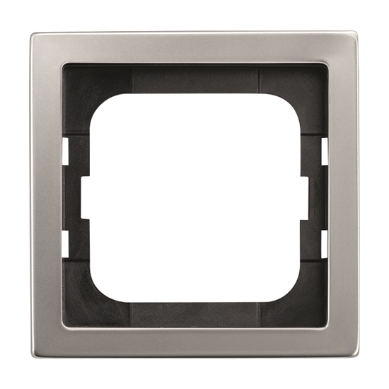 1St. Busch-Jaeger 1721-866K 1-fach Rahmen pur edelstahl edelstahl