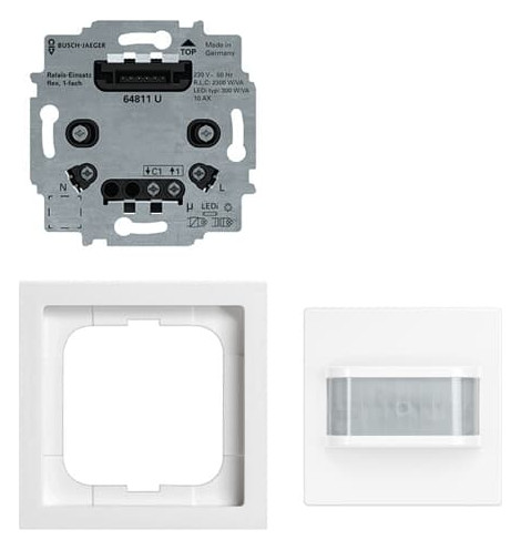 1St. Busch-Jaeger 62762 UJ-84-WL Bewegungsmelder 180 flex Set Komfort, Wireless 1St. Busch-Jaeger 62762 UJ-84-WL Bewegungsmelder 180 flex Set Komfort, Wireless