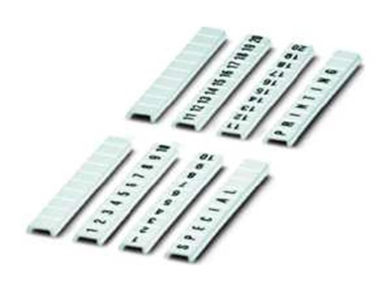 10St. Phoenix ZBF 4,LGS:Zahlen 31-40 Zackband flach 10-teilig längs bedruckt mit den fortlaufenden Zahlen: 31 ..