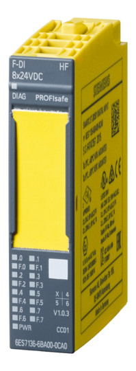 1St. Siemens 6ES7136-6BA01-0CA0 SIMATIC ET 200SP F-DI 8x24VDC HF