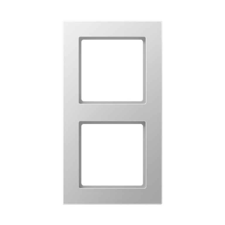 1St. Jung AC582AL Rahmen 2fach für waagerechte und senkrechte Kombination AC 582 AL