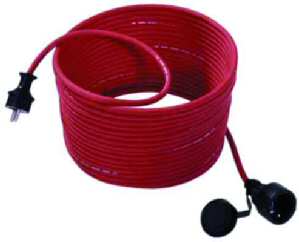 25m Bachmann 343.370 Rasenmäher-Verlängerung rot