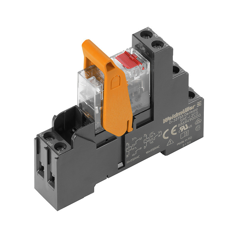 10St. Weidmüller RCIKIT 230VAC 2CO LDPB Relaiskoppler 2 Wechsler mit Prüfftaste 10St. Weidmüller RCIKIT 230VAC 2CO LDPB Relaiskoppler 2 Wechsler mit Prüfftaste...