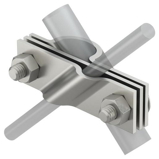 1St. OBO Bettermann 2760 20 V4A Anschlusslasche für Runddraht 20mm