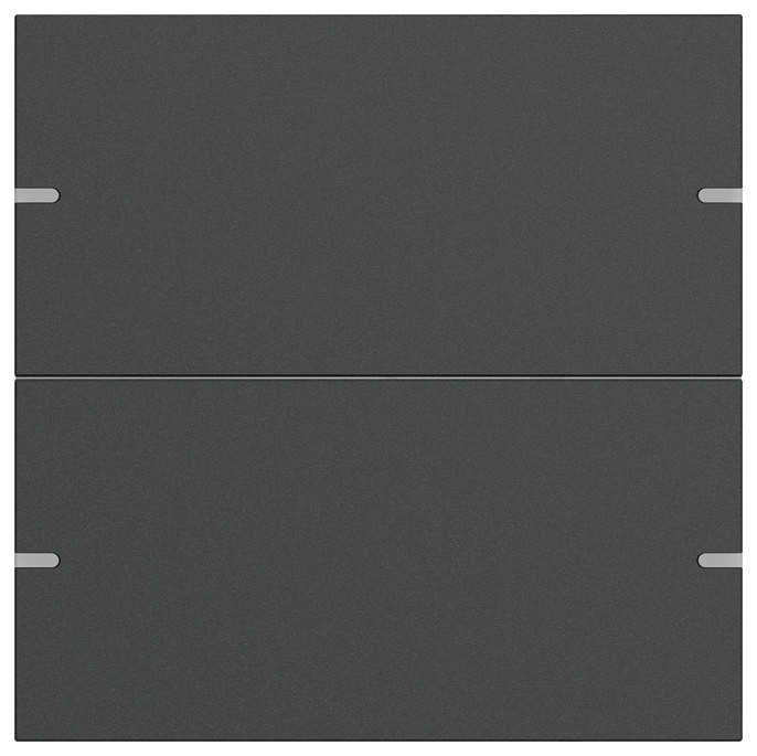 1St. Gira 5022928 Wippenset 2f Tastsens.4 TS4 Anthrazit(lack.)