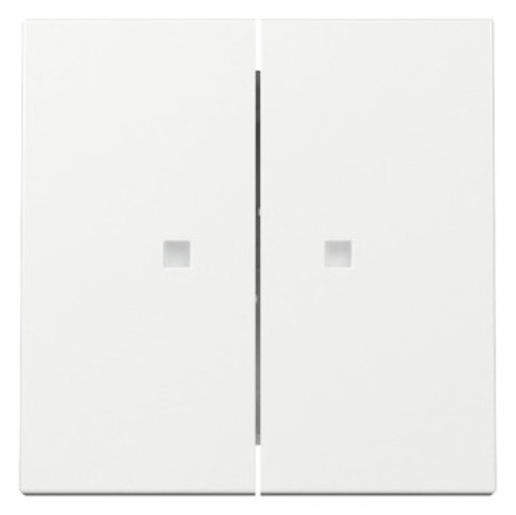 1St. Gira 363103 Wippe 2-fach Kontrollfenster System 55 reinweiß glänzend