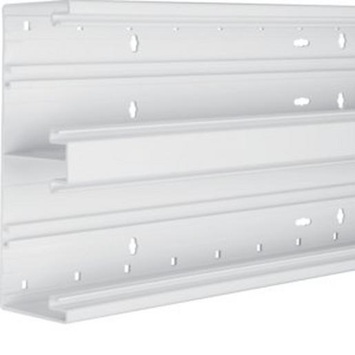 2m Hager BR652101D9010 Brüstungskanal-UT BR 65x210 OT 2x80mm rw