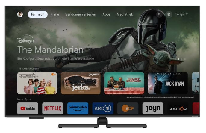 1St. GRUNDIG 55 CQA 8490 LONDON 55 CQA 8490 London 138cm LED TV UHD