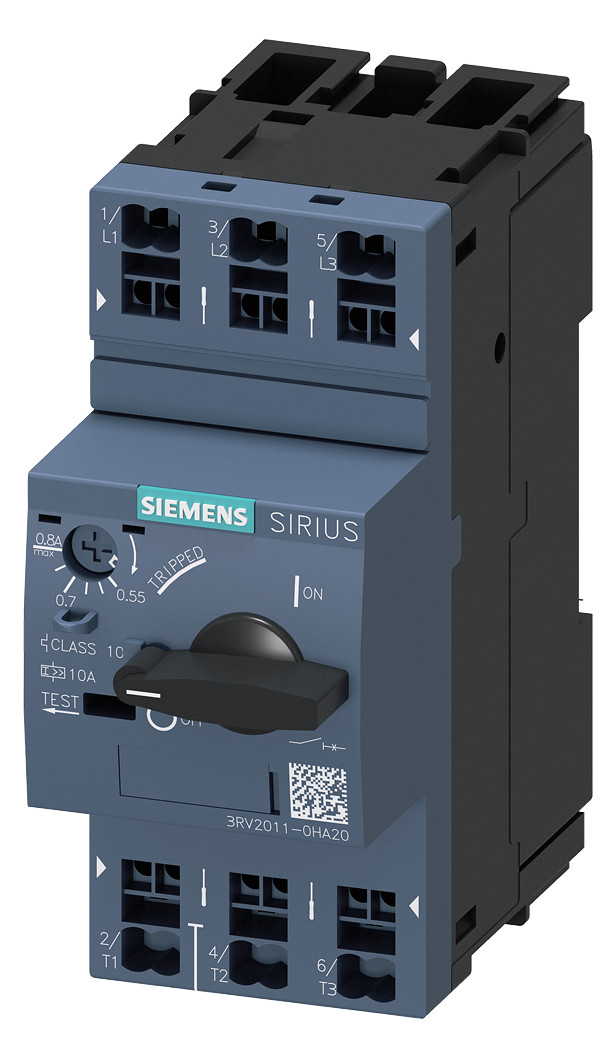 1St. Siemens 3RV2011-0HA20 Leistungsschalter, S00, Motorschutz, Cla