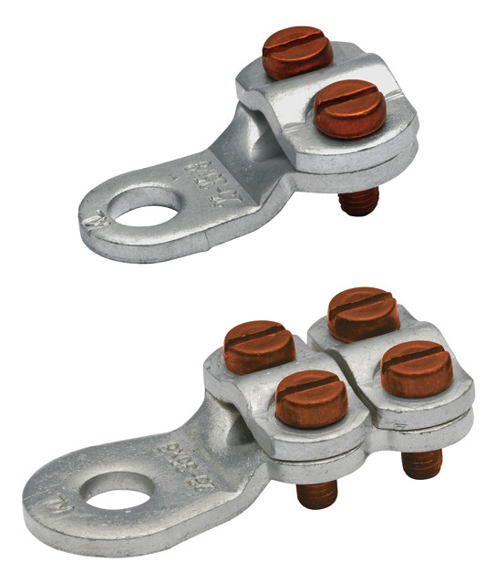 10St. Klauke 587R10 Klemmkabelschuh, gestanzt, 50 - 70 mm2,