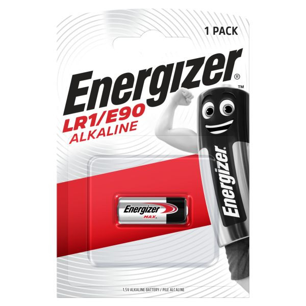 1St. ENERGIZE E90 Large (1 Stk.) E90 / LR1 Alkali Mangan 1,5Volt 1St. ENERGIZE E90 Large (1 Stk.) E90 / LR1 Alkali Mangan 1,5Volt