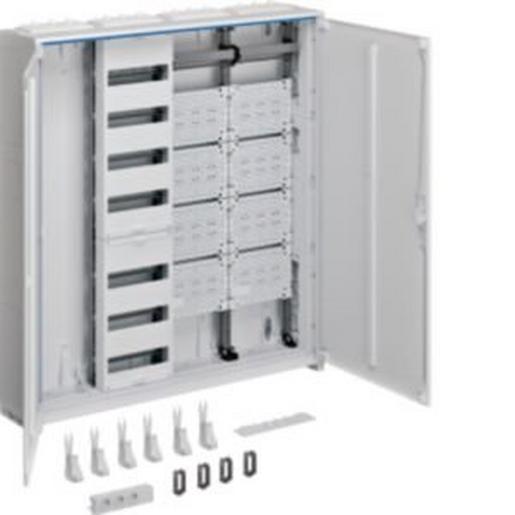 1St. Hager ZB34NW Systemschrank Multimedia universZ 1100x1050x205mm