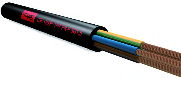 50m TITANEX 5G6 H07RN-F Gummischlauchleitung H07RN-F R50