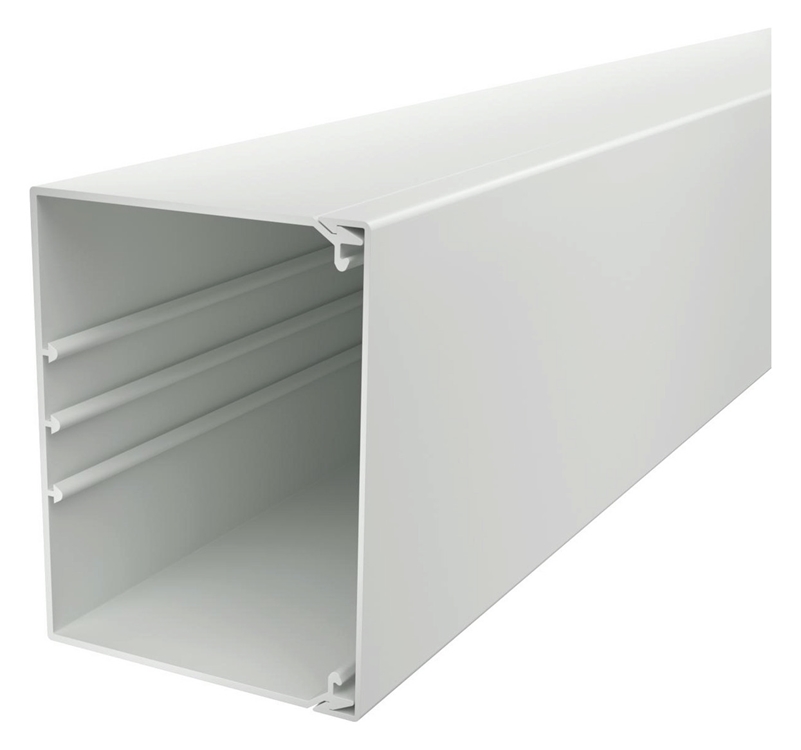 2m OBO Bettermann WDK100130LGR Wand- und Deckenkanal