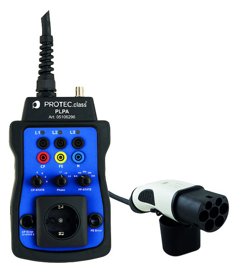 1St. Protec.class PLPA Ladesaeulenpruefadapter Typ-2