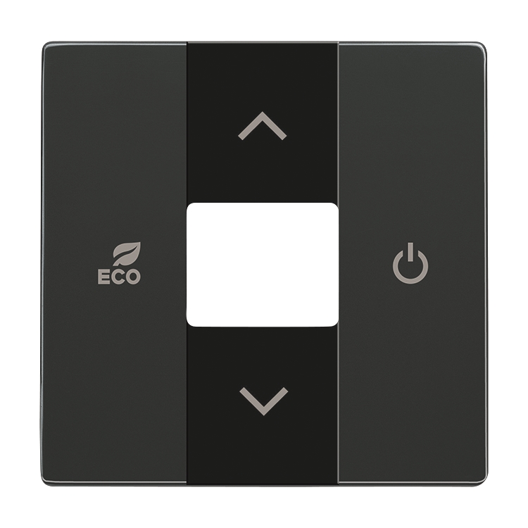 1St. Busch-Jaeger 6235-81 Zentralscheibe, für Raumtemperaturregler Busch-free@home anthrazit