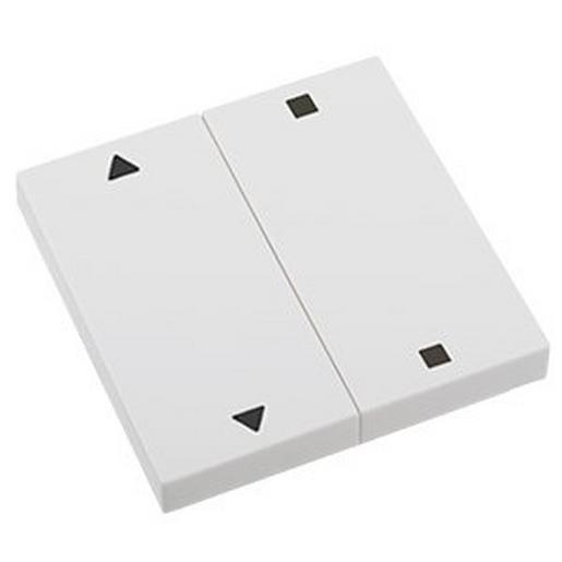 1St. Eldat Wippe AUF/ZU + RTS35-ACC-03-02P STOPP Format B6 weiß f.Wandsender RTS23