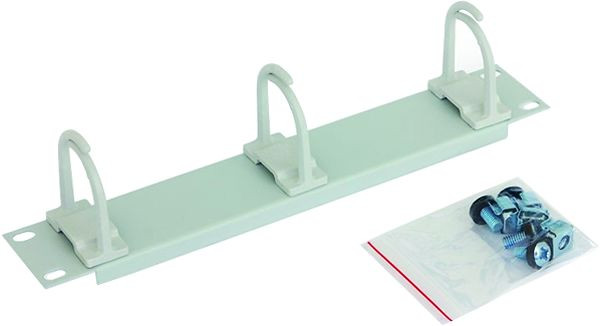 1St. Triton 10 ZOLL KABELKANAL 10 Zoll Kabelkanal 1HE, 3 Plastebuegel