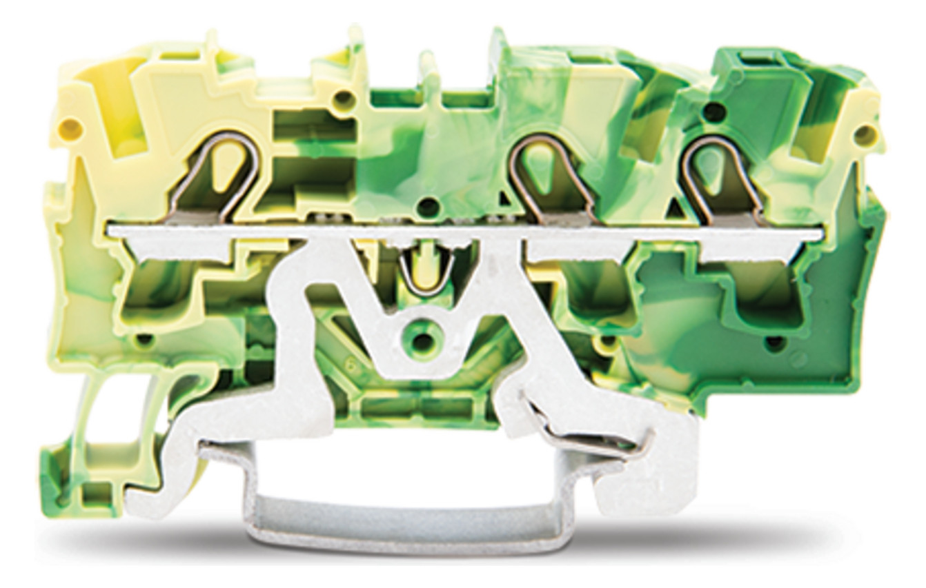 1St. Wago 2004-1307 3-Leiter-Schutzleiterklemme 4 mm2