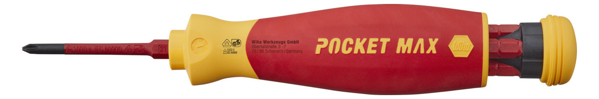 1St. Wiha SB283109040 PocketMax« electric mit 4 slimBits