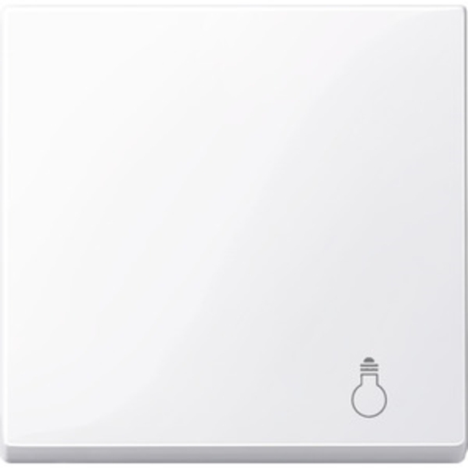 1St. Merten MEG3302-0325 Wippe mit Kennzeichnung Licht, aktivweiß glänzend, System M